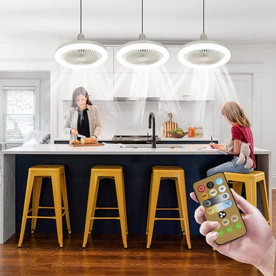 Plafondventilator - Ventilator met Lampfitting en Afstandsbediening