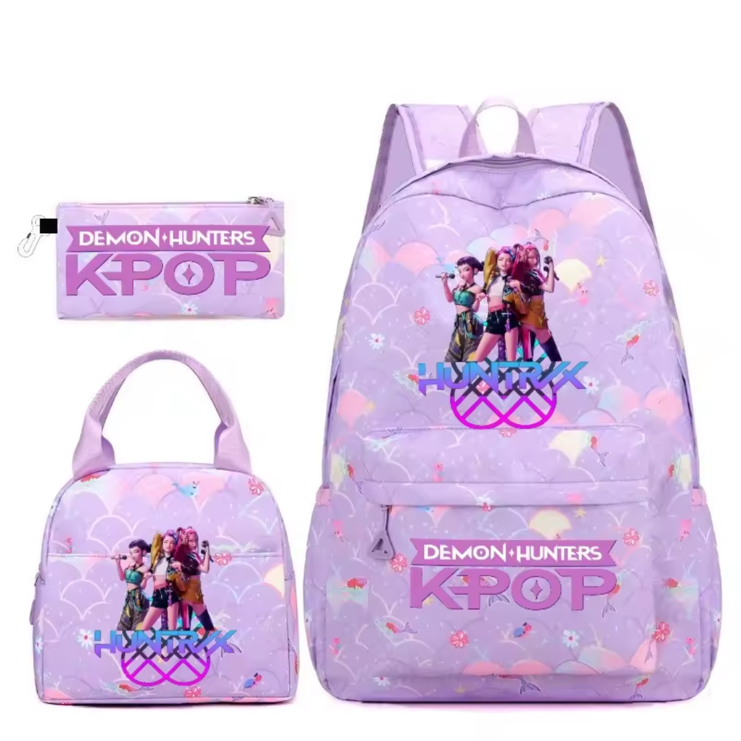 Kpop Rugzak - 3-delige Schooltas Set voor Fans