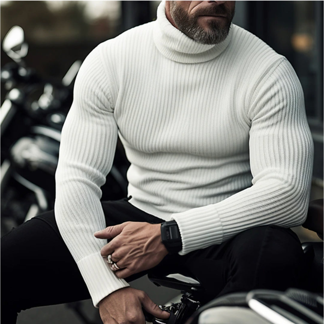 Top - Elegante Winter Trui met Opstaande Kraag - Norvane