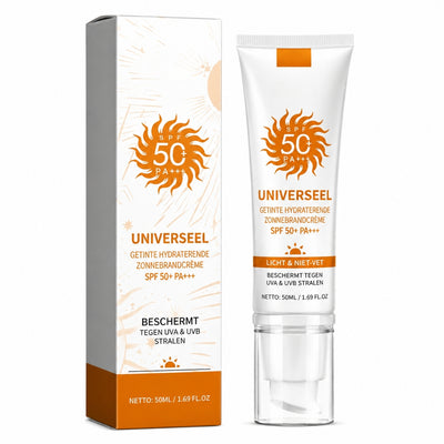 Zonnebrand - Getinte SPF50+ Hydraterende Dagcrème