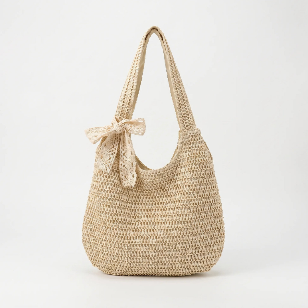 Geweven Shopper Schoudertas - Aveline