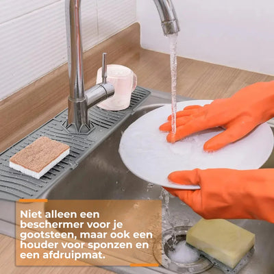 Spatscherm - Siliconen Waterafleider Voor De Gootsteen