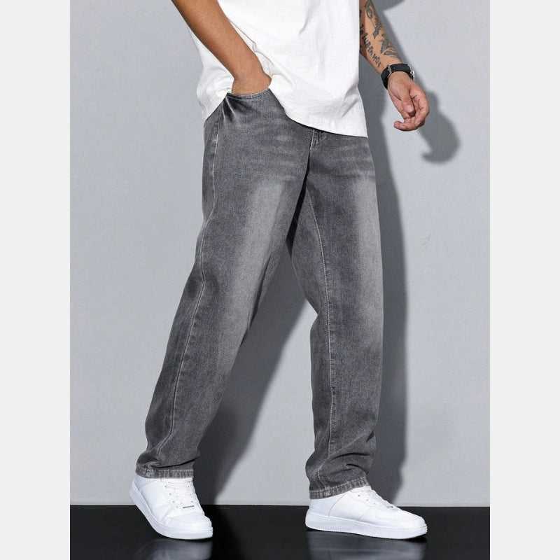 Pim - Casual Heren Jeans Effen Kleur