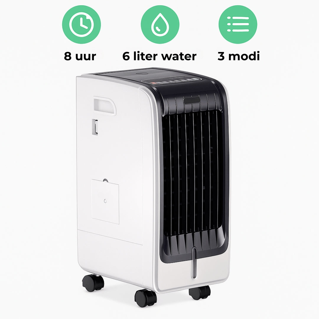 Mobiele Airco - 6L Luchtkoeler met Afstandsbediening