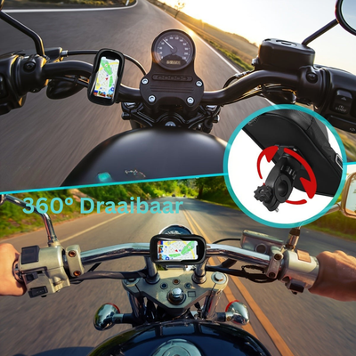 Waterdichte Fiets- en Motor Telefoonhouder met 360° Rotatie - RideVault