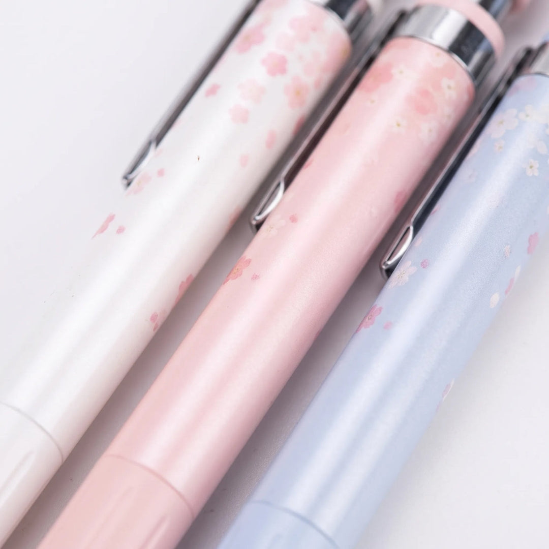 Set Pen-Potloden - Pastel Bloemendesign met Navullingen