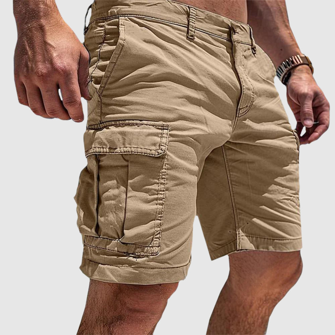 Cargo Shorts - Straight Leg Utility Shorts met Meerdere Zakken - TrailForce