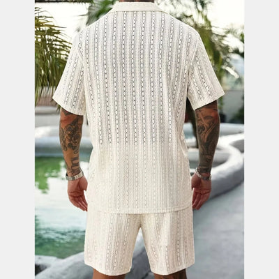Solvian - Zomer set voor mannen met korte mouwen