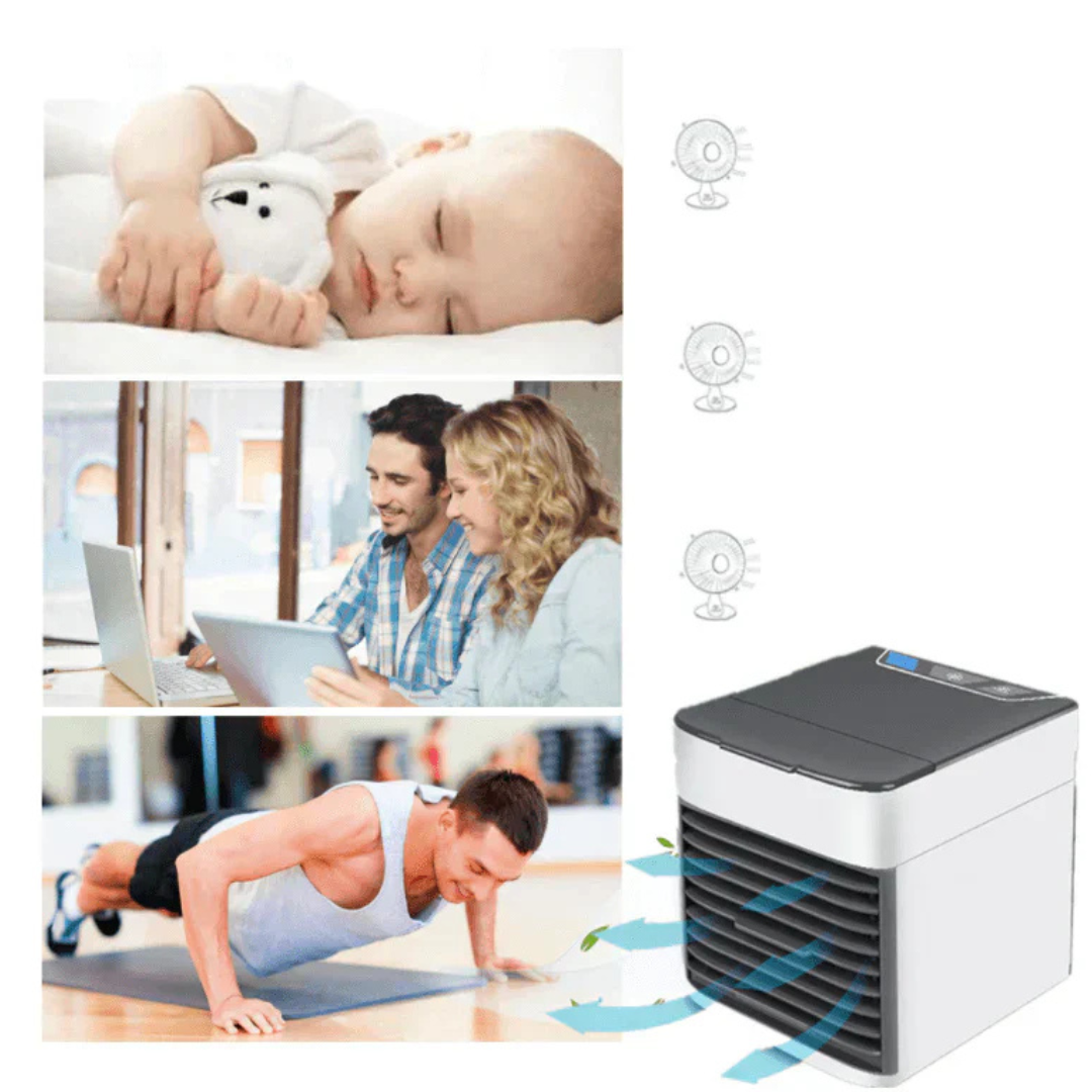 Mini Klíma - Kompakt USB Léghűtő személyes hűtéshez - CoolBreeze