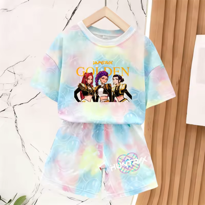 Kpop Kledingset - Vrolijke Zomer Set voor Meisjes - SmilePop
