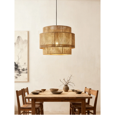 MYHOME® - Hanglamp Met Gelaagd Henneptouw Design
