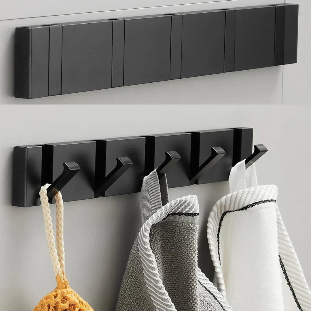 MYHOME® - Kapstok Met Uitschuifbare Haken van RVS
