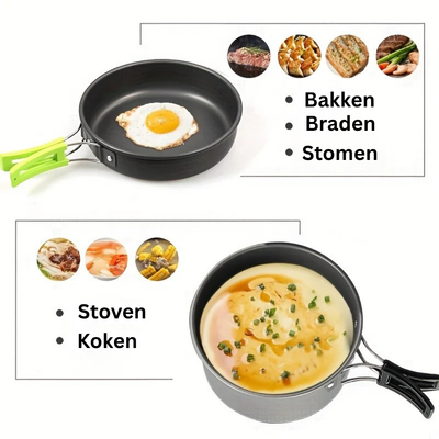 Camping kookset voor outdoor avonturen - Camp&Cook