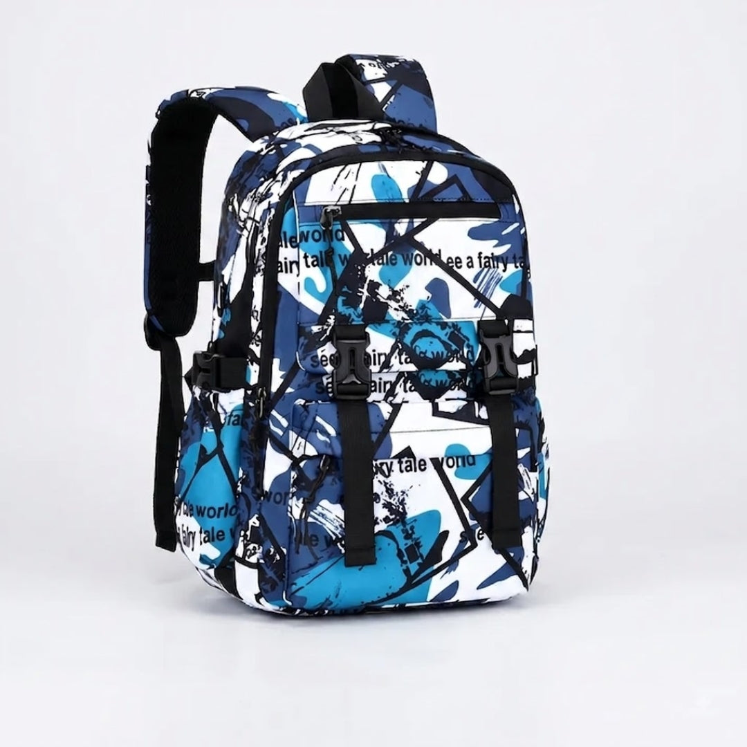 Schooltas Met Abstracte Print - WhizPak