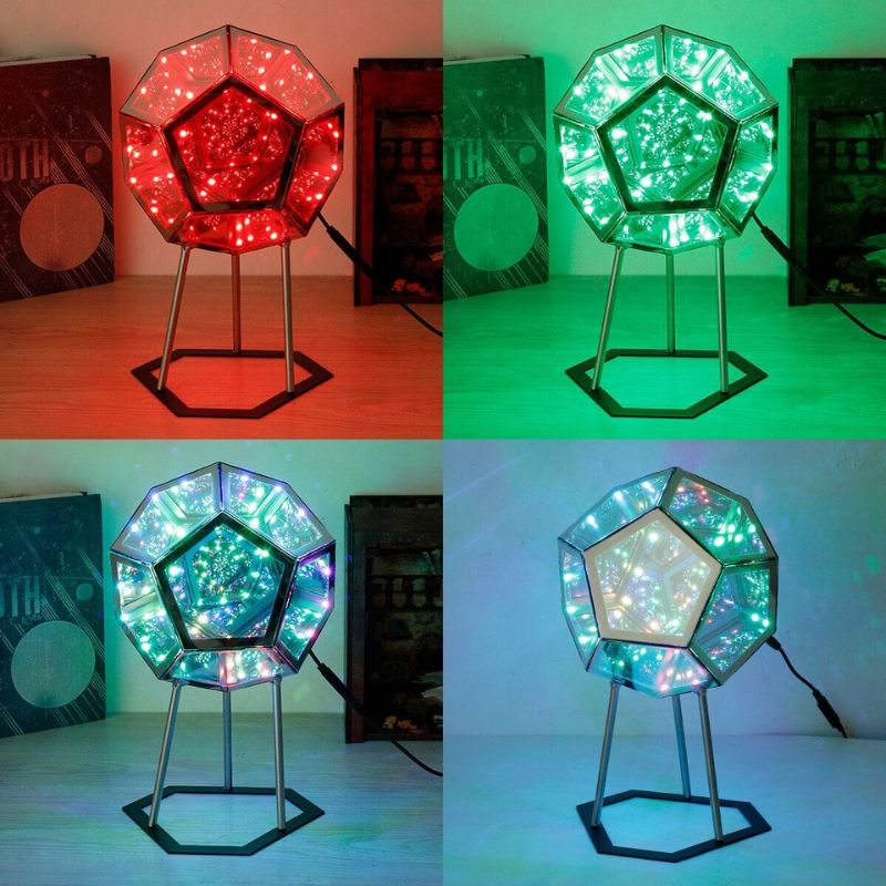 LuminaHex™️ Nonagon LED Lamp met Afstandsbediening