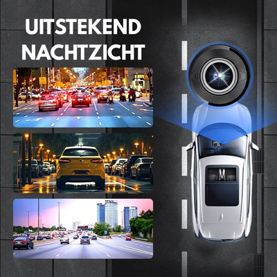 Dashcam - Triple Camera met Nachtzicht en App-bediening - VisionDrive