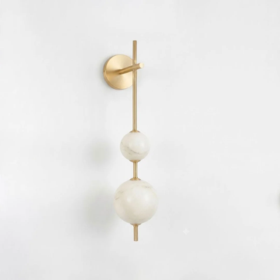 MYHOME® - Verticale Alabaster Zuil Wandlamp
