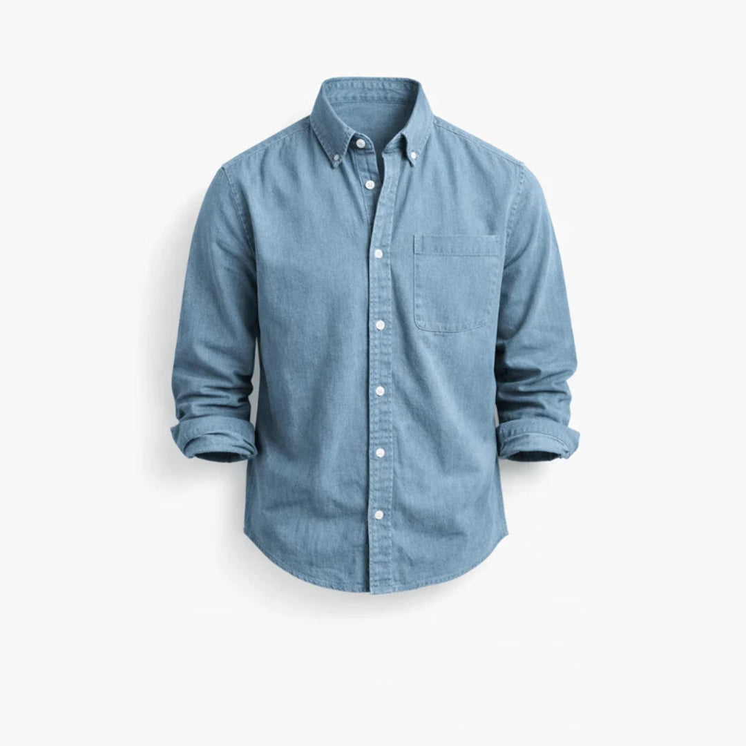 Denim blouse voor heren