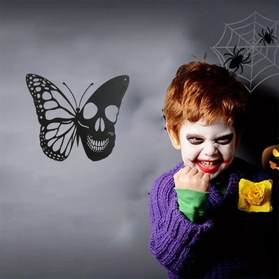 SkullFusion™ Metalen Vlinder Wanddecoratie