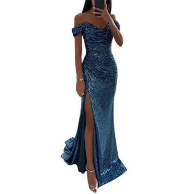 Élara - Off-Shoulder Maxi Jurk