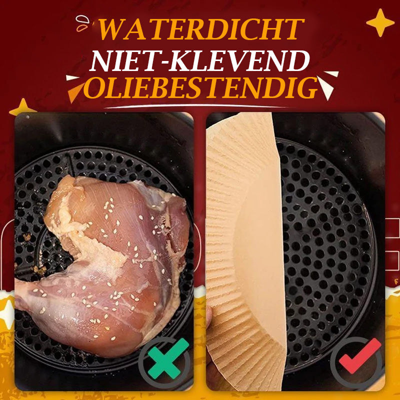 Non-stick Airfryer Inlegvellen | 50 stuks