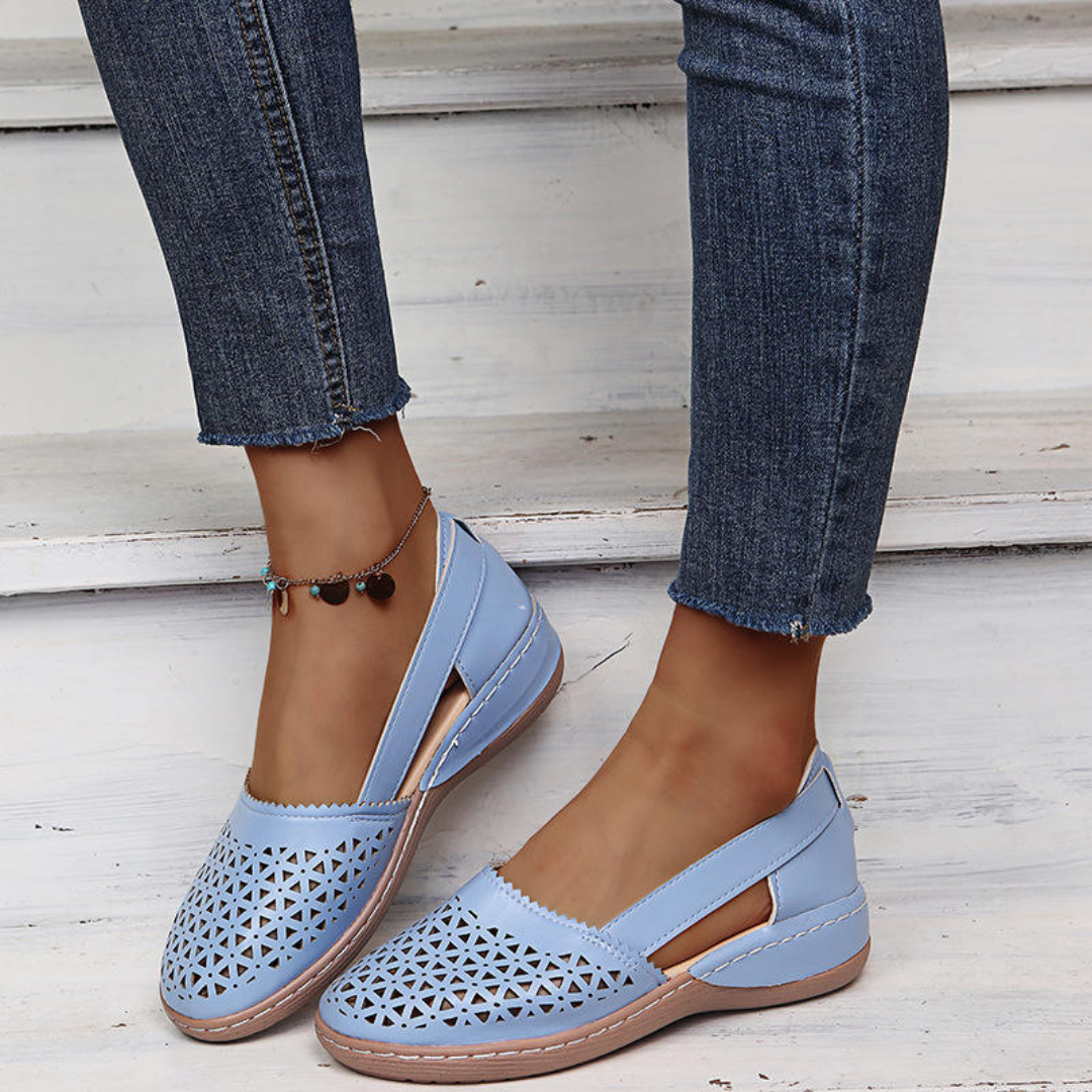 Comfortabele Ballerina Dames Schoenen Met Brede Pasvorm