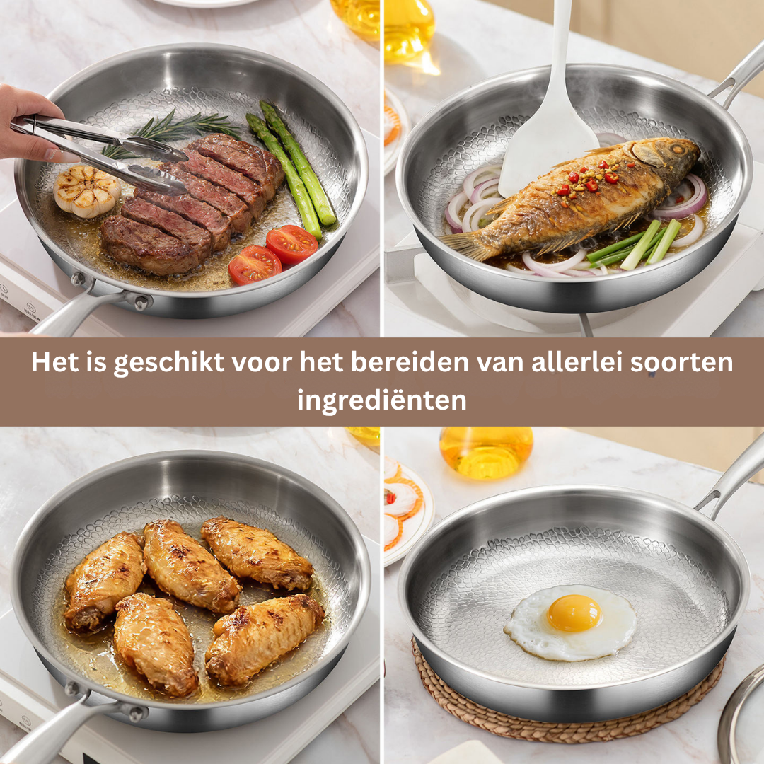 Braadpan - Duurzame Pan voor Inductie en Gas