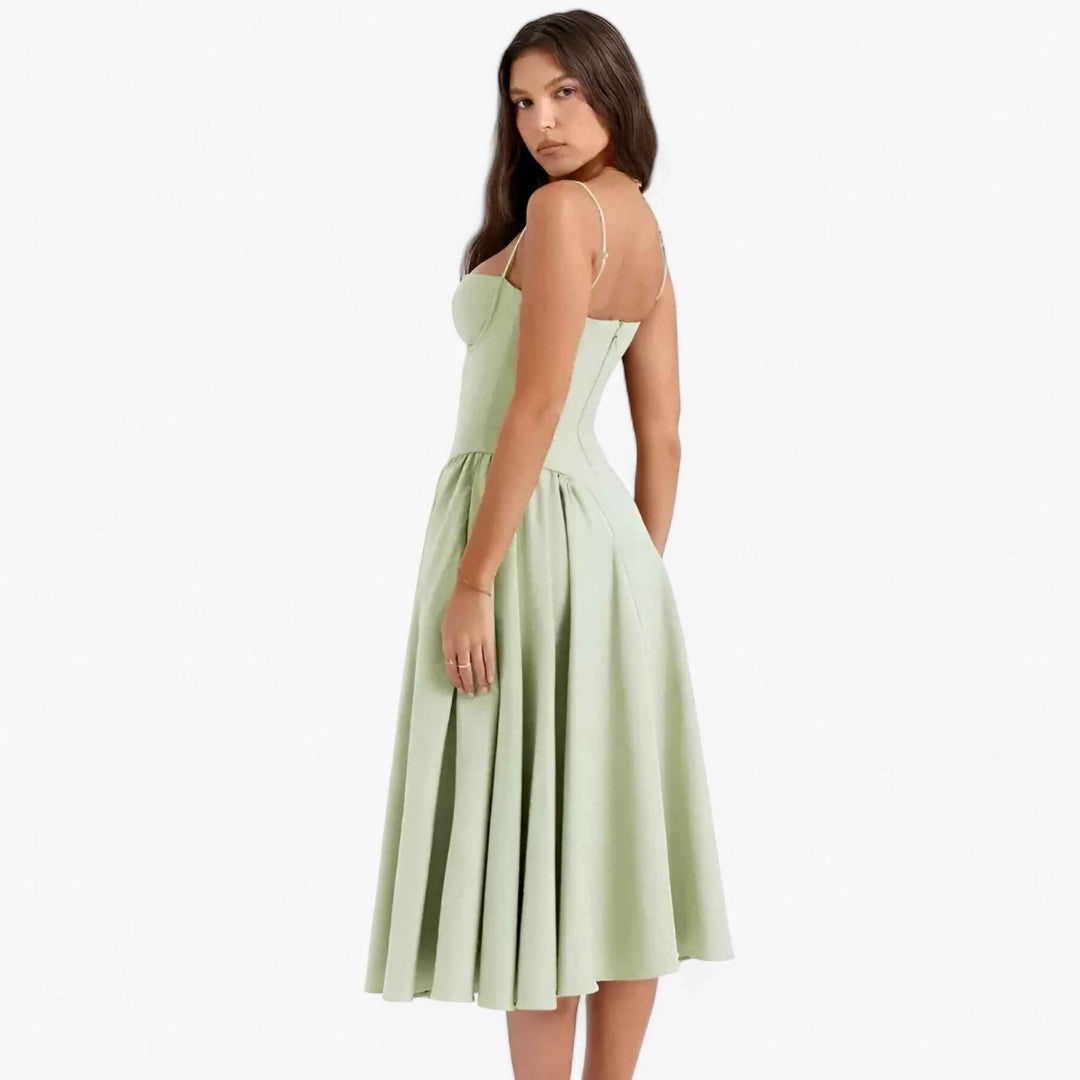 Midi Jurk - Elegante Corset Jurk voor Elke Gelegenheid
