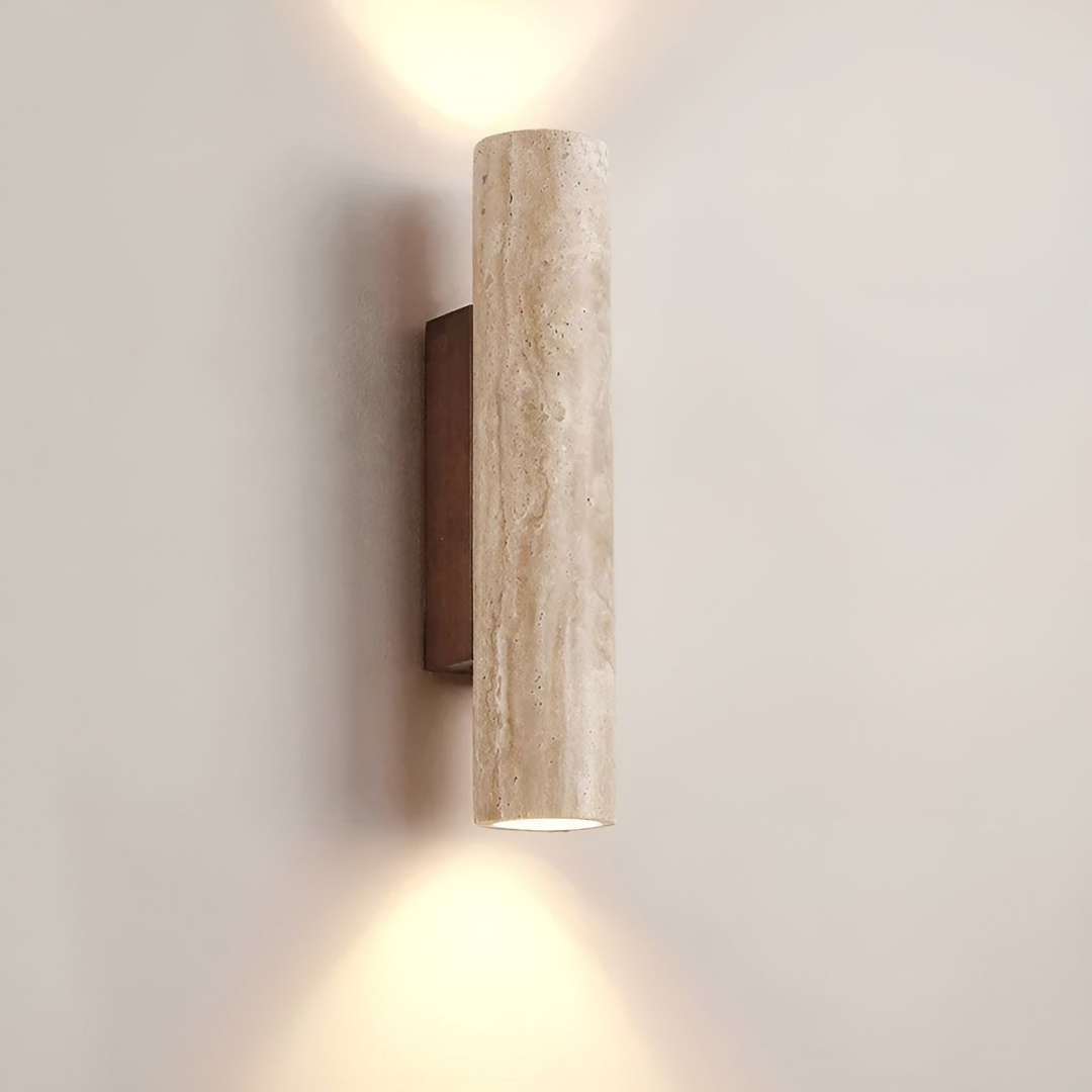 Travertijn wandlamp - Moderne LED Wandverlichting