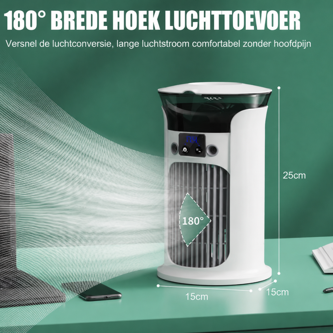 Mobiele Airconditioner - 4-in-1 Draagbare Luchtkoeler
