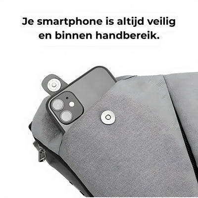 Compacte Schoudertas met Anti-Diefstal Ontwerp