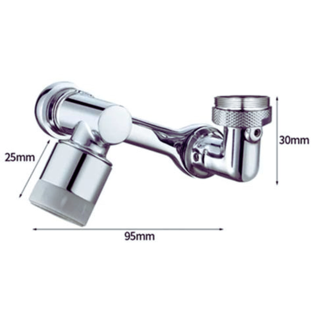 1080° Roterende Kraan Opzetstuk - Flexibele Waterbesparing - AquaFlex - 1+1 GRATIS