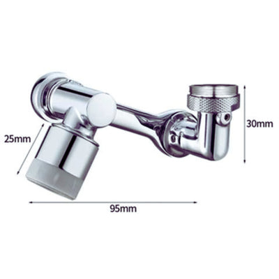 1080° Roterende Kraan Opzetstuk - Flexibele Waterbesparing - AquaFlex - 1+1 GRATIS
