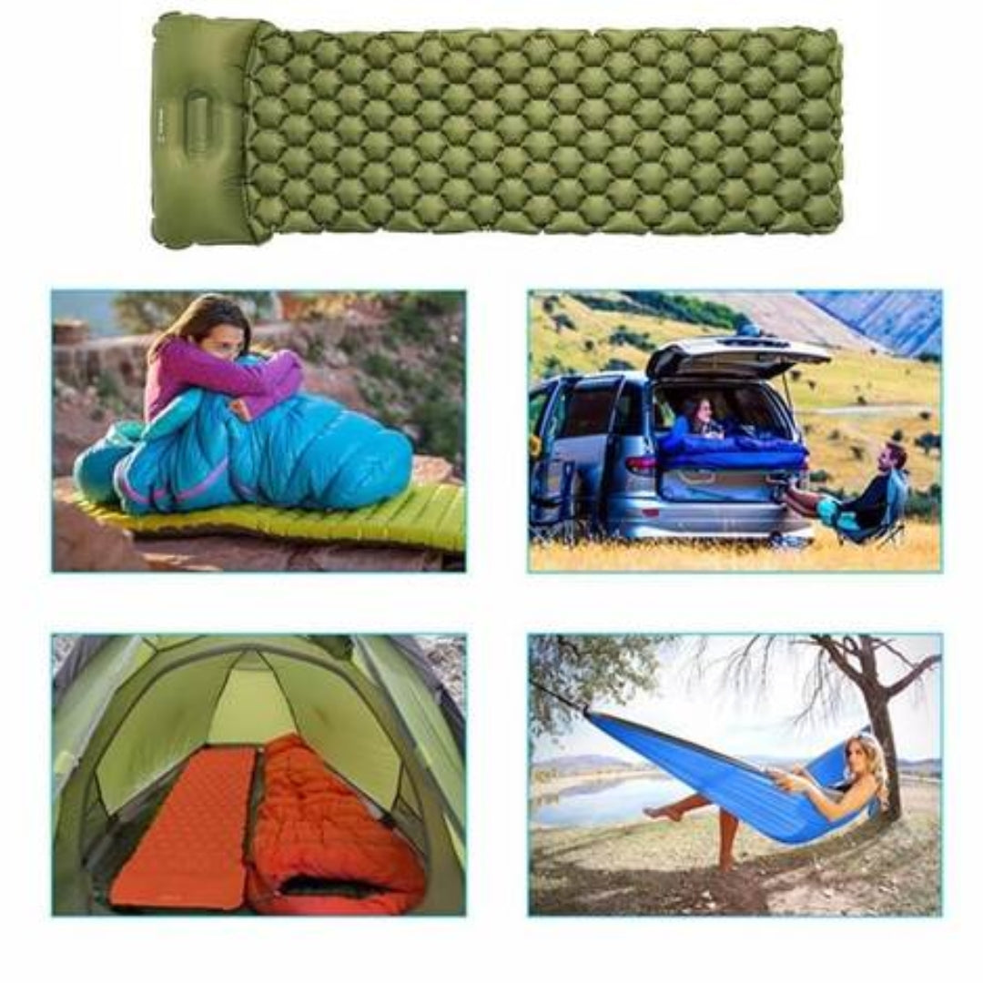 Camping Matras - Ultralicht Met Ingebouwd Kussen