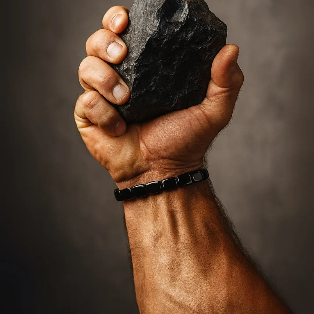 Energie armband met hematiet