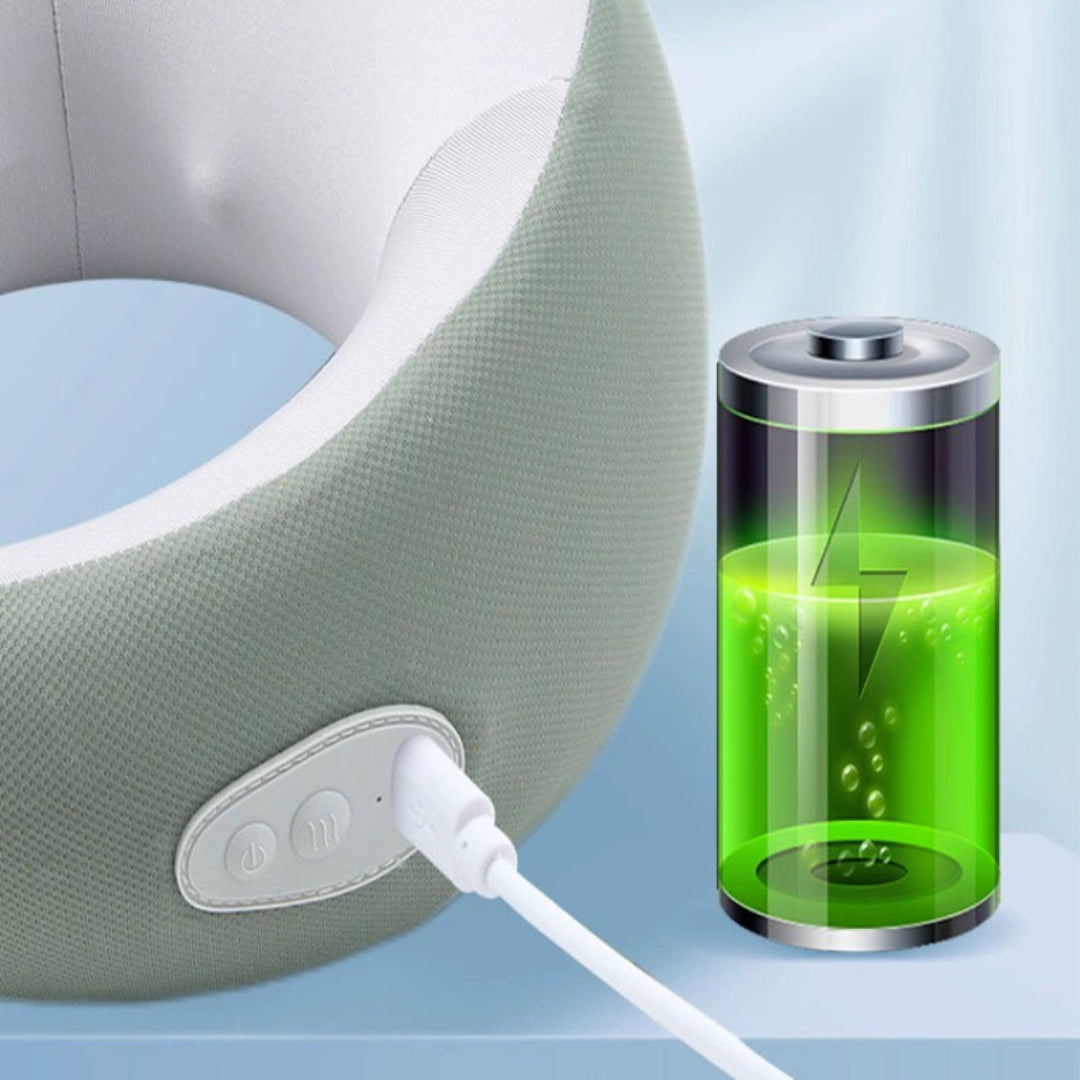 Nekkussen - Verwarmend Massagekussen met Oplaadbare Comfortfunctie - CozyTherm