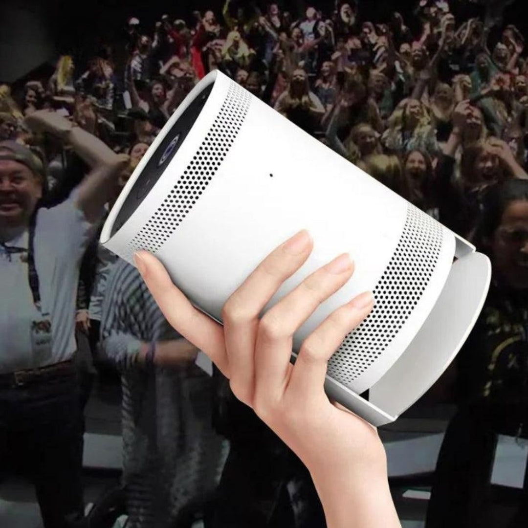 360° Smart Projector PRO Ultra HD Thuisbios - Draagbare Smart Beamer - CineVision