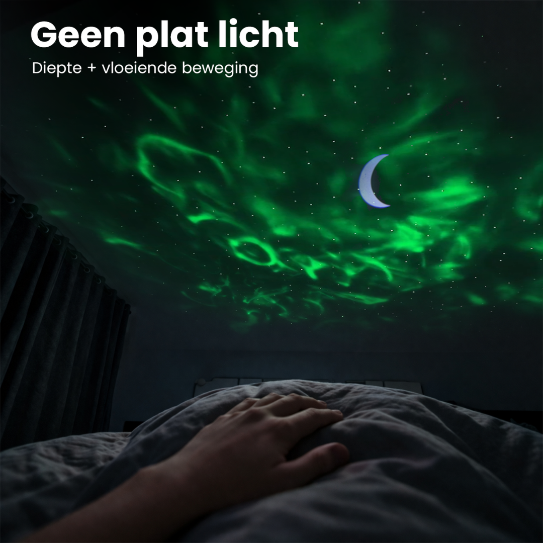 Projecteur Galaxie - Ciel Étoilé Mouvant avec Réaction Sonore