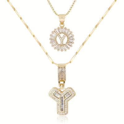 GemLetter Ketting - Initiaal Hanger met Luxe Glans