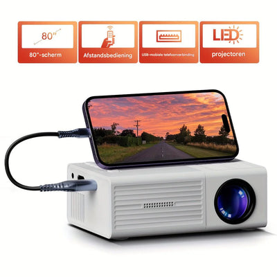 Mini Projector - Draagbare HD Bioscoop Beamer - Nexavio