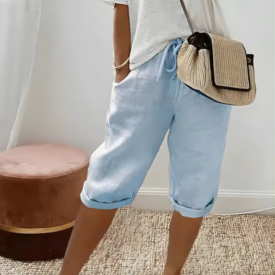 Solvera - Short - Short Stretch Confortable pour les Journées d'Été