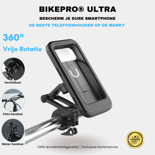 BIKEPRO® ULTRA - 360° SCHOKBESTENDIG - WATERPROOF
