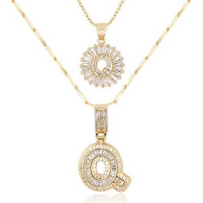 GemLetter Ketting - Initiaal Hanger met Luxe Glans