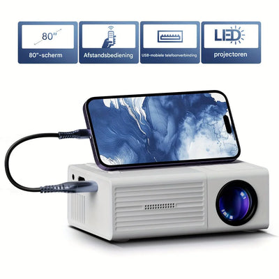 Mini Projector - Draagbare HD Bioscoop Beamer - Nexavio