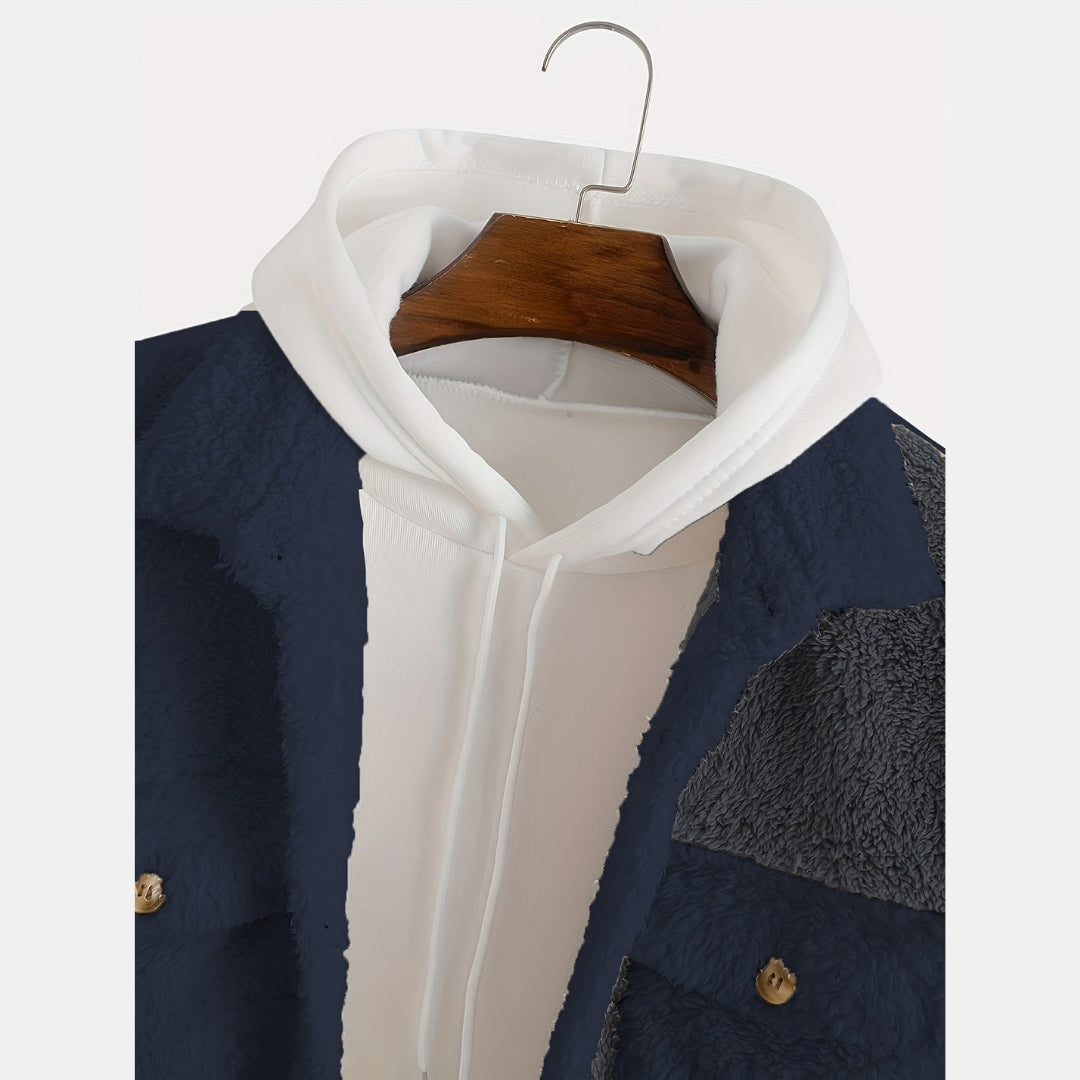 Contrasterende Fleece Jack - Omkeerbare Winterjas - Norvex