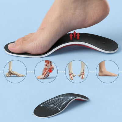 Orthopedische Inlegzolen - Ondersteuning voor Platte Voeten en Comfort