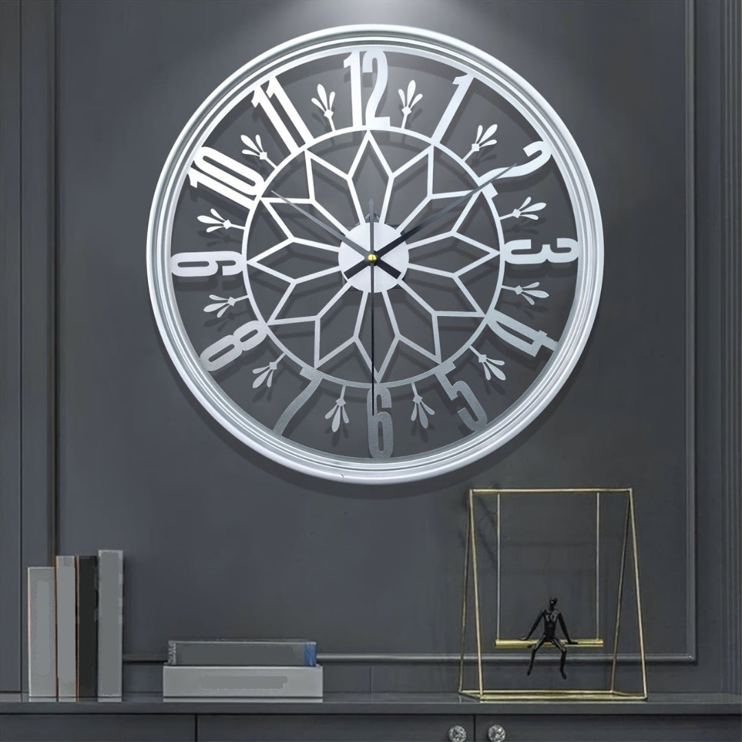 MYHOME® - Moderne Scandinavische Wandklok Van Metaal