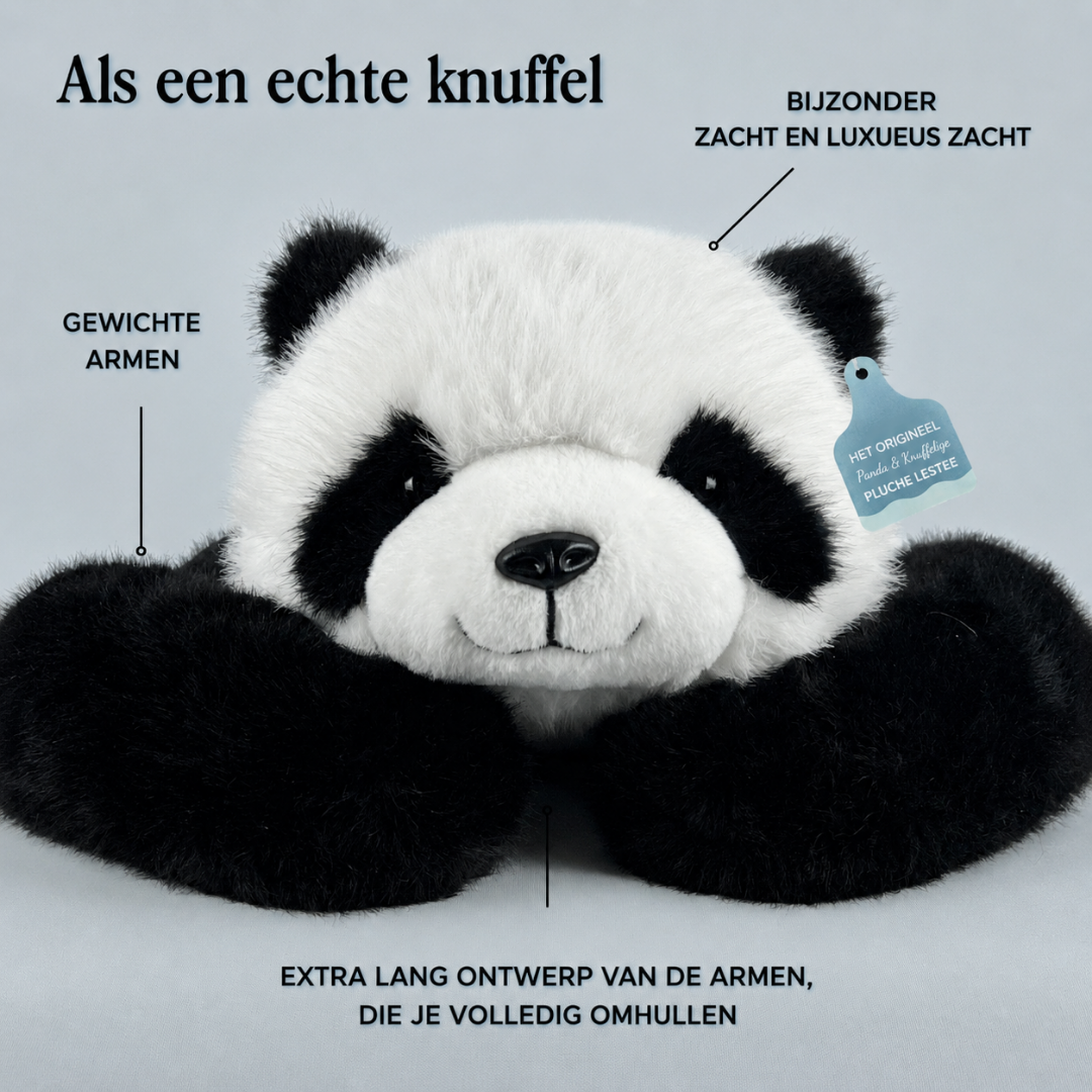 Ontspannende Pluche Panda Met Verzwaarde Armen