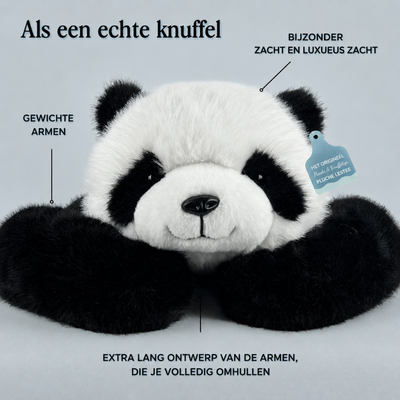 Ontspannende Pluche Panda Met Verzwaarde Armen