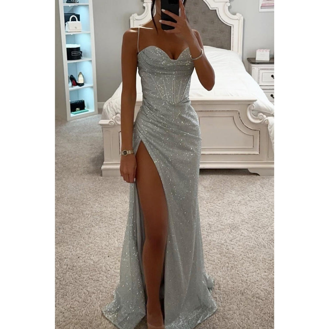 Avelisse - Gala Jurk met Glitters en Split
